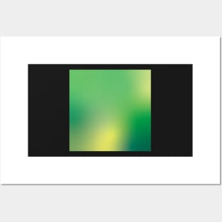 Natural Green and Yellow Gradient Posters and Art